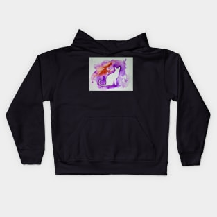 Cat figure Kids Hoodie